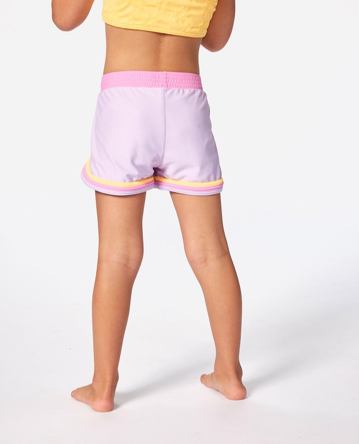 Rip Curl Girls Rainbow Tide Boardshorts - Light Purple