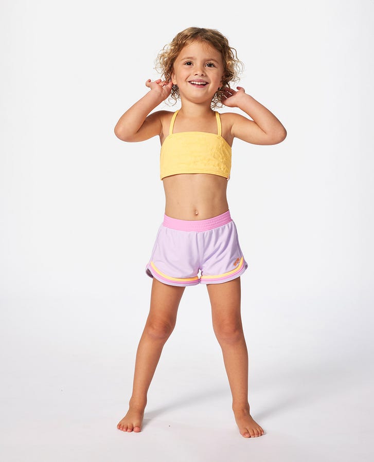 Rip Curl Girls Rainbow Tide Boardshorts - Light Purple