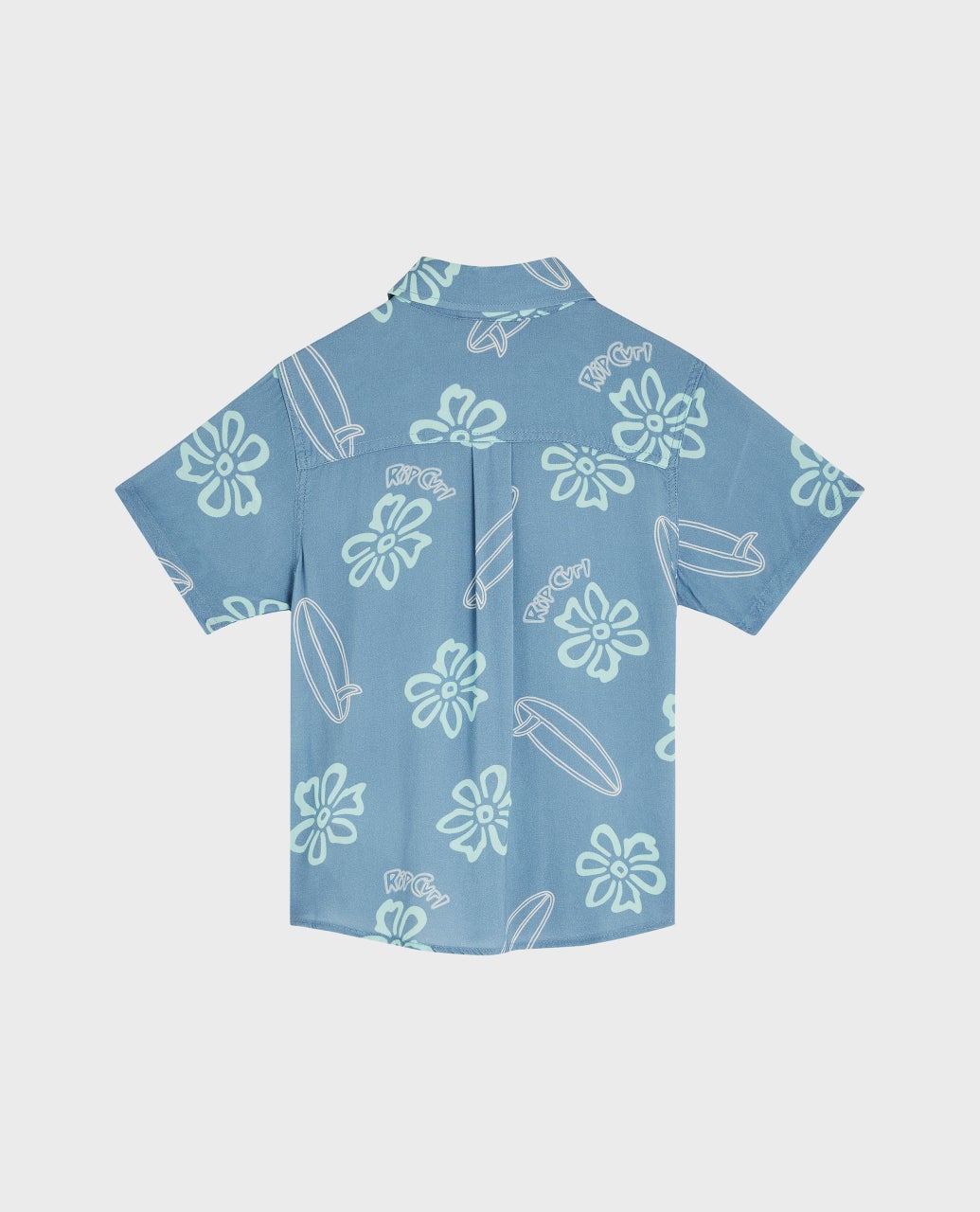 Rip Curl Boys Ride The Wave Shirt - Faded Denim