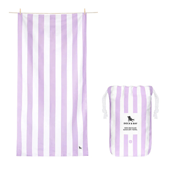 Dock & Bay Beach Towel - Lombok Lilac