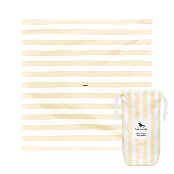 Dock & Bay Picnic Blanket - Bora Bora Beige