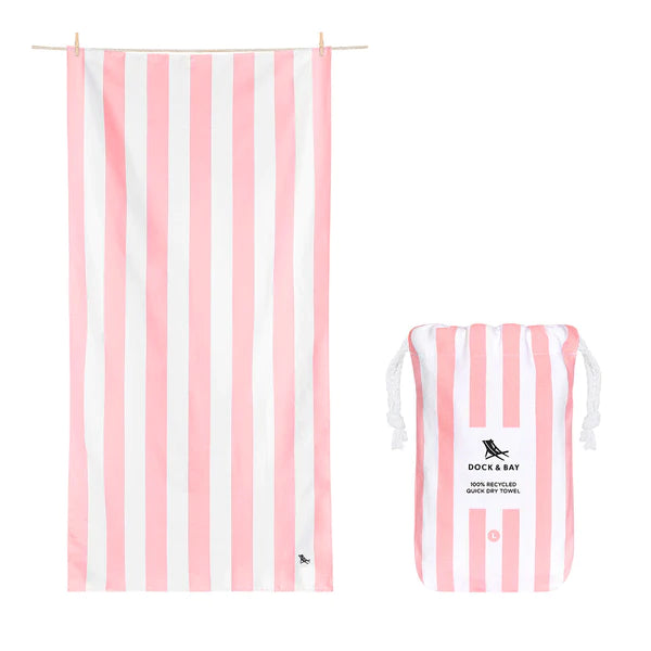 Dock & Bay Beach Towel - Malibu Pink