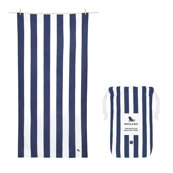 Dock & Bay Beach Towel - Whitsunday Blue