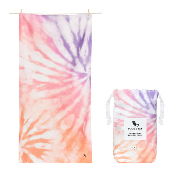 Dock & Bay Beach Towel - Ember Afterglow