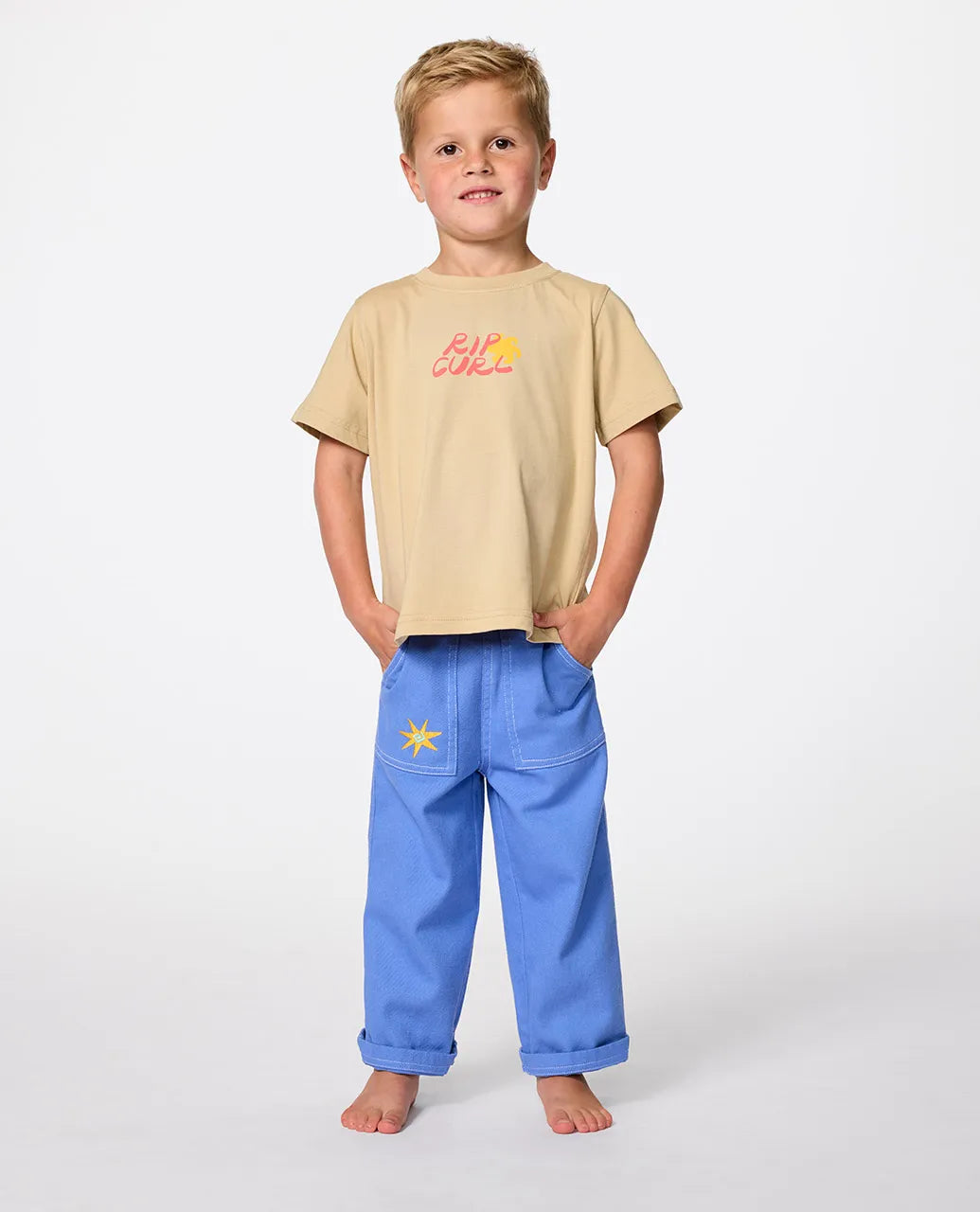 Rip Curl Artist Of The Search Ty Williams Art Tee -Boy - Khaki Sandh