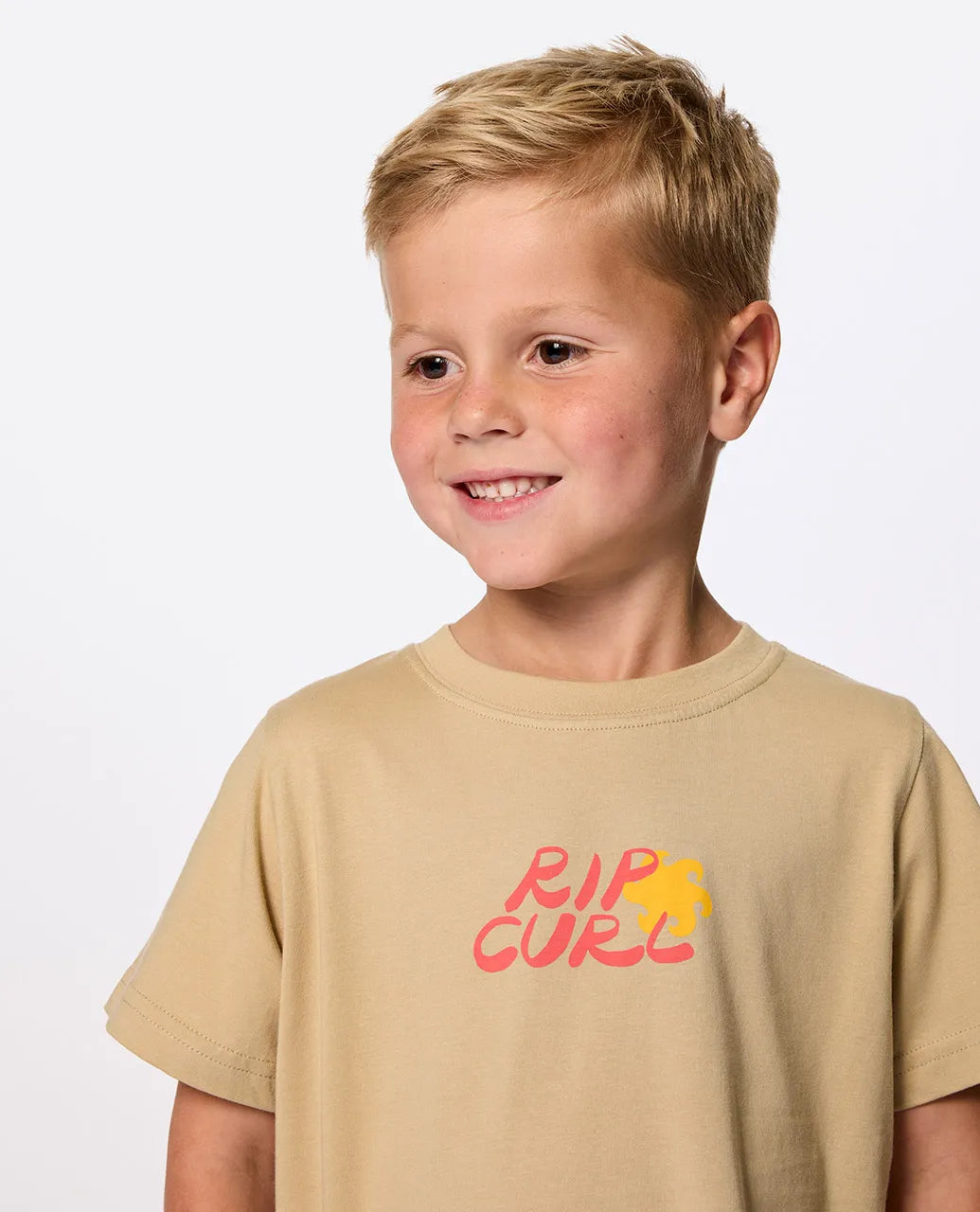 Rip Curl Artist Of The Search Ty Williams Art Tee -Boy - Khaki Sandh