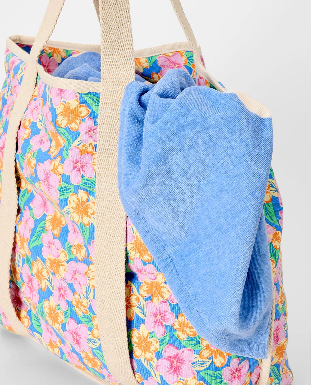 Rip Curl Mixed Canvas 31L Tote - Cornflower Blue