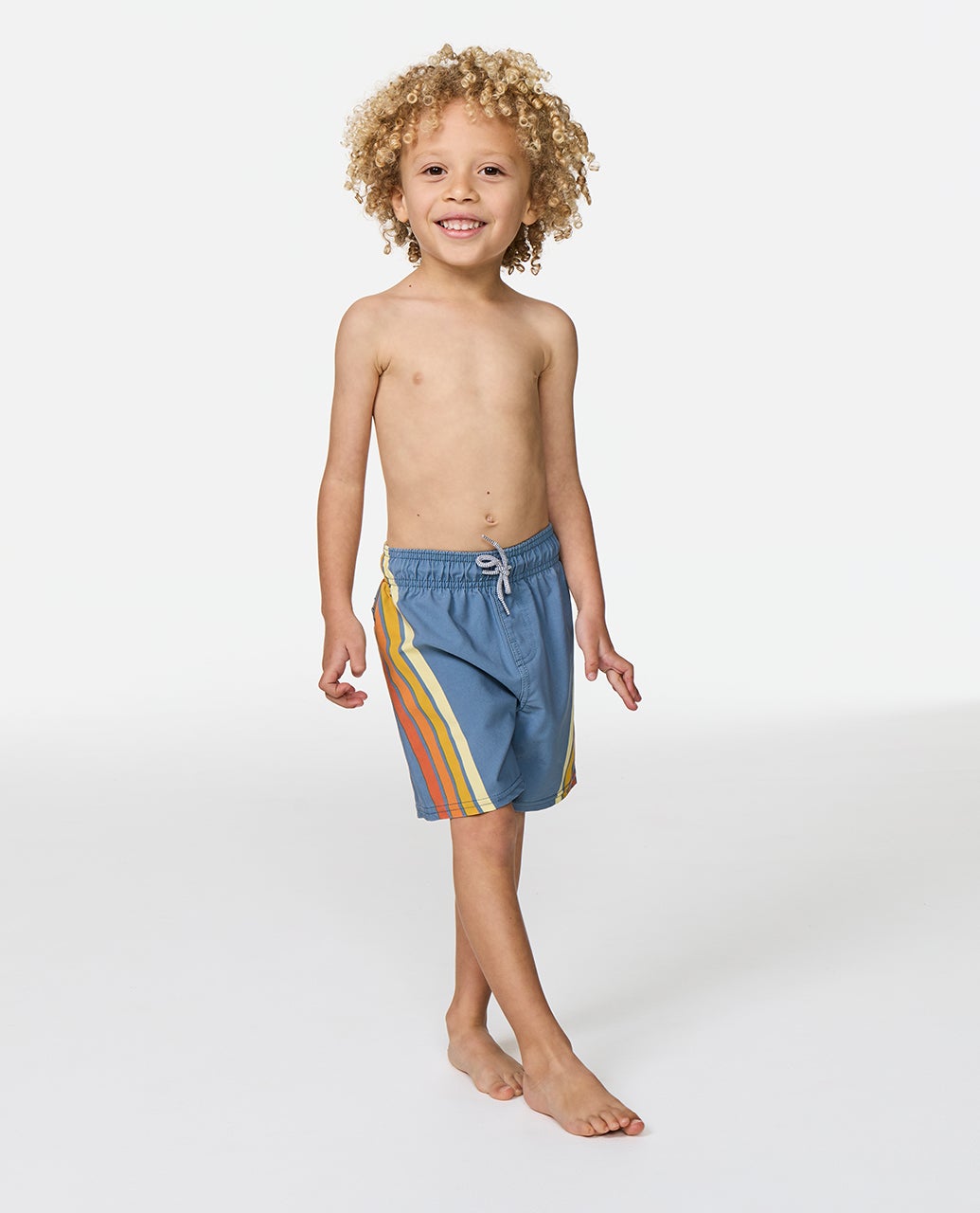 Rip Curl Boys Pacific Rinse Volley Shorts - Bluefin