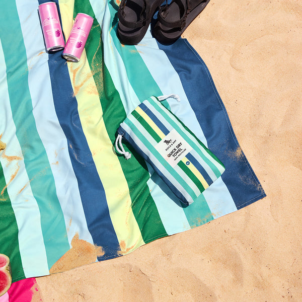 Dock & Bay Beach Towel - Cool Lagoon