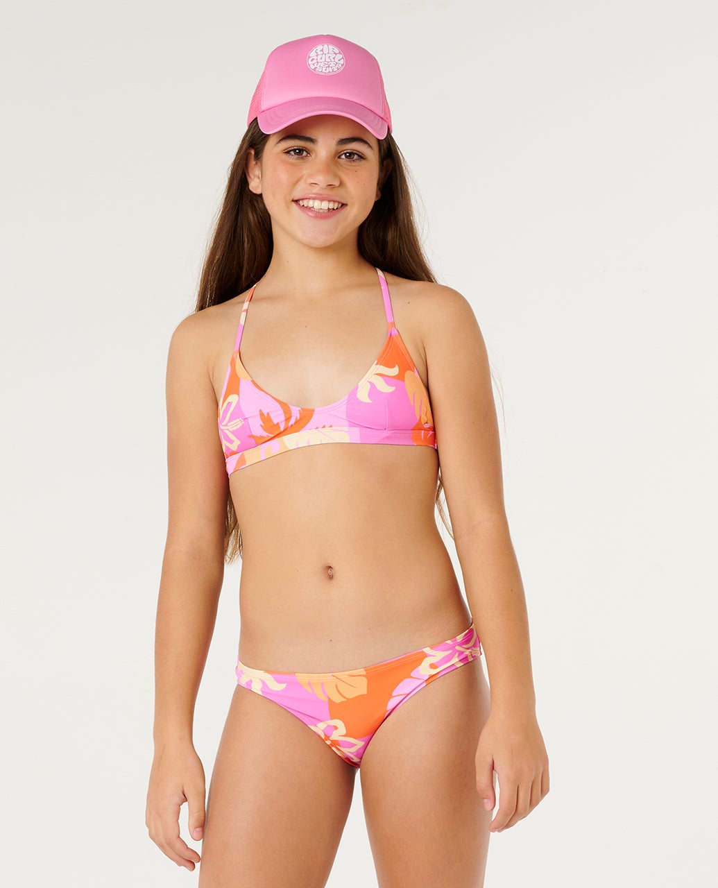 Rip Curl Girls Tropical Dawn Bikini - Tangerine