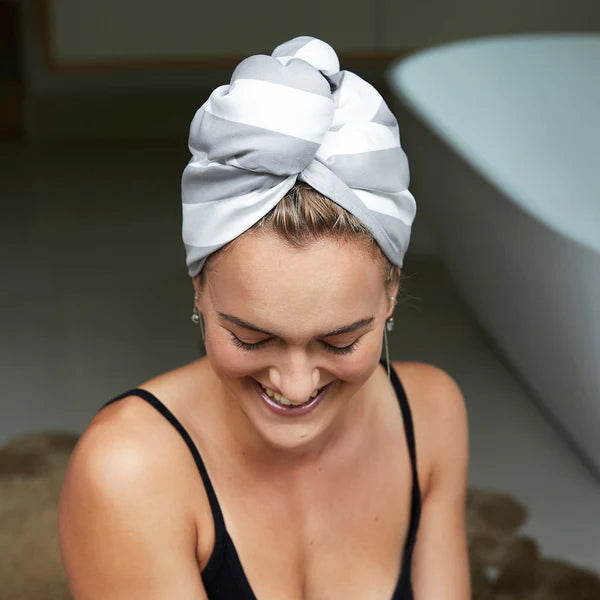 Dock & Bay Hair Wrap - Goa Grey