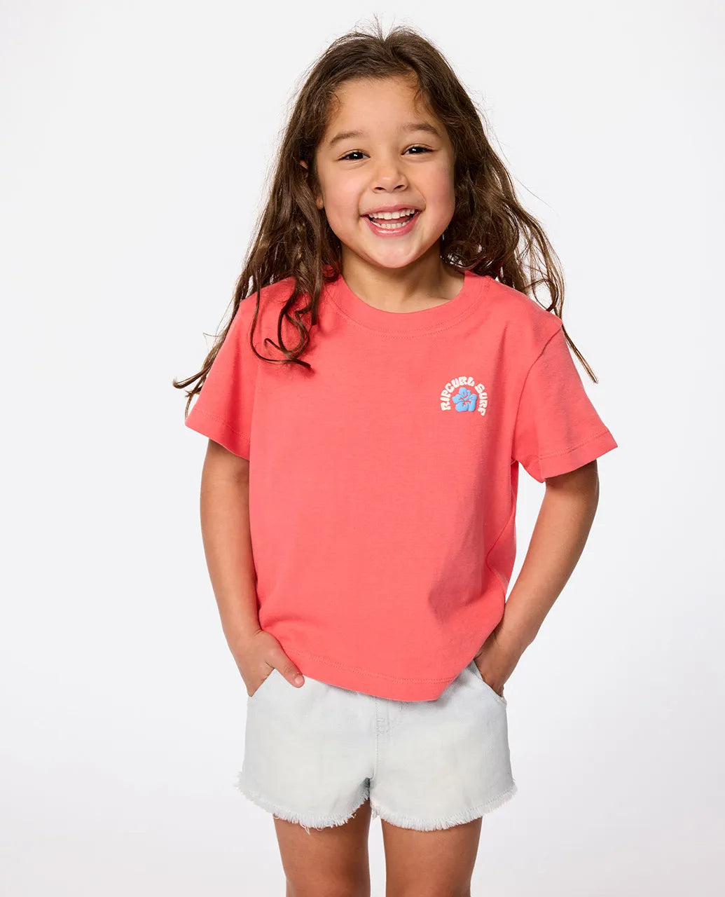 Rip Curl Luxe Surf Standard Tee-Girl - Watermelon