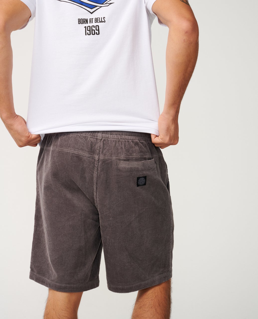 Rip Curl Premium Surf Cord Volley Shorts - Deep Mushroom