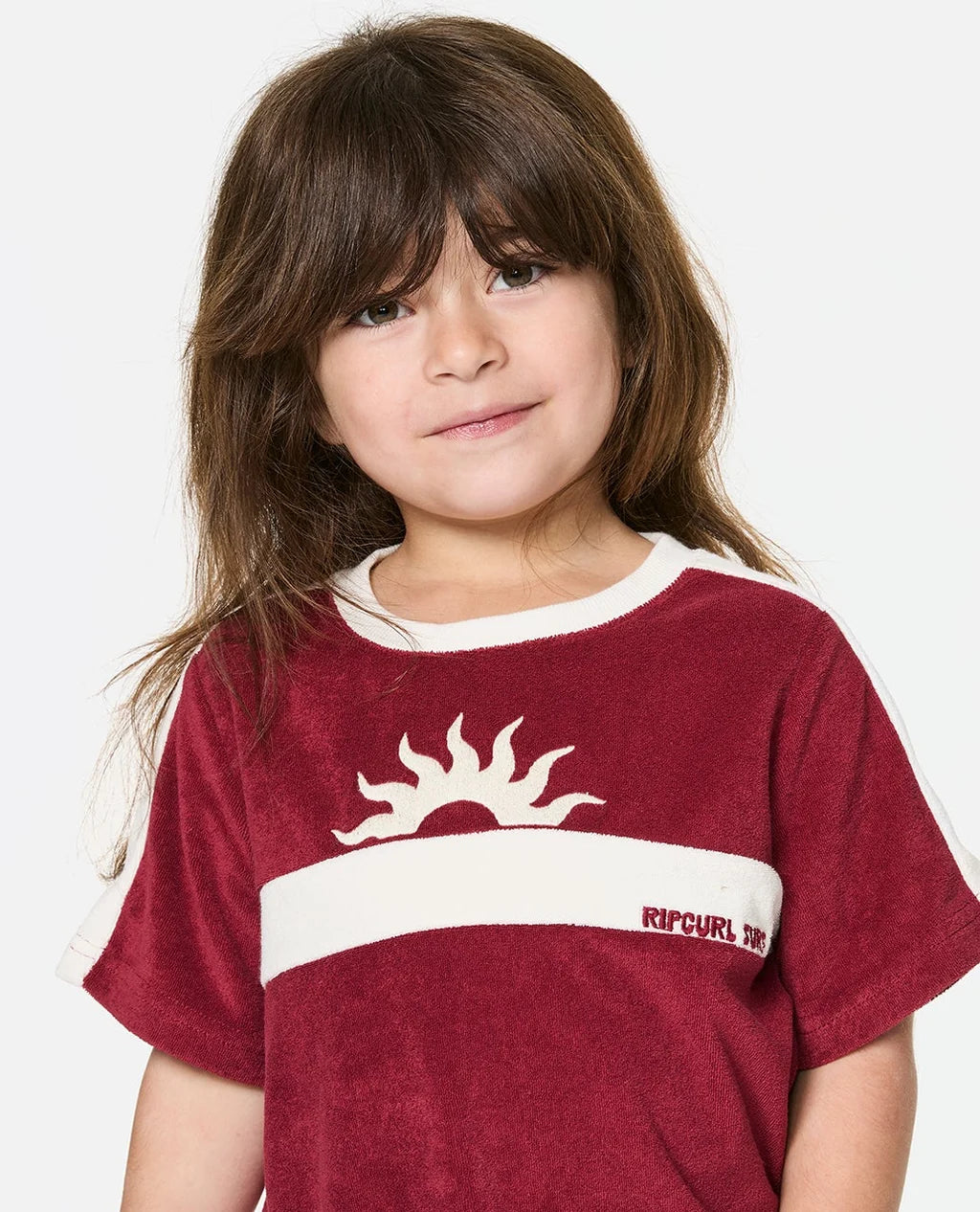 Rip Curl Girls Road Trip Terry Tee - Plum