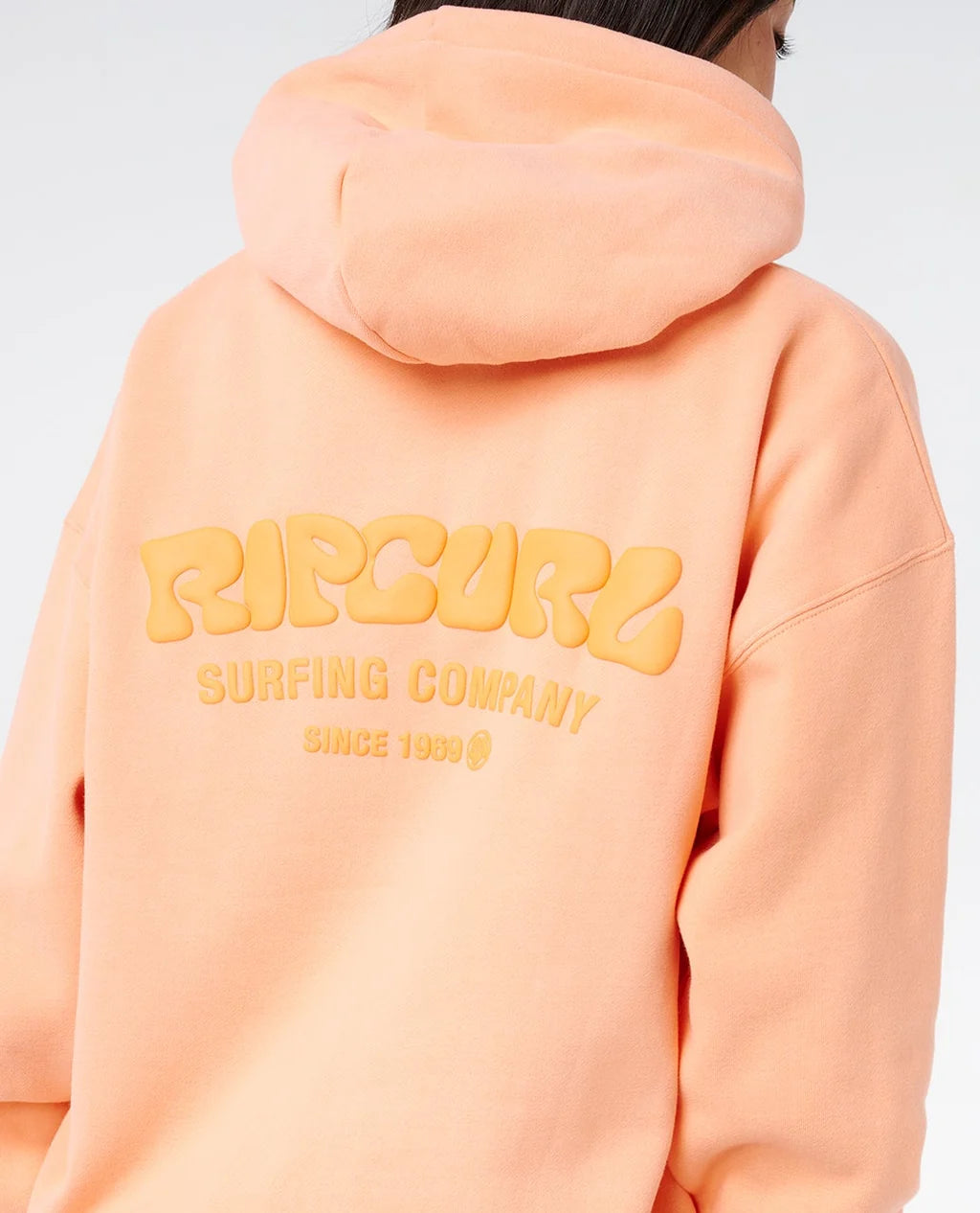 Rip Curl Surf Puff Relaxed Hoodie - Papaya