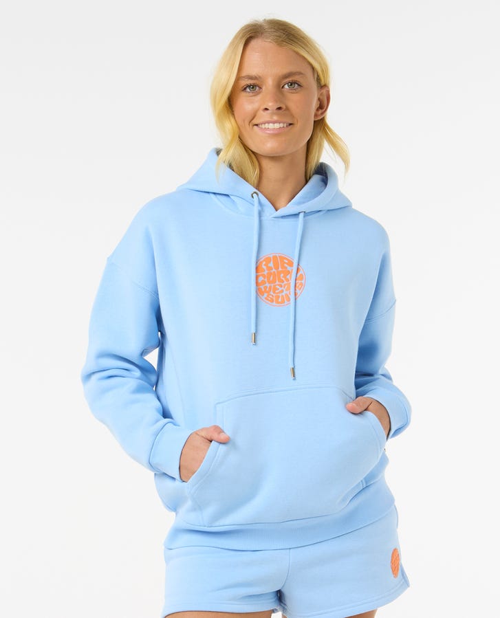 Rip Curl Icons of Surf Heritage Hood - Mid Blue/Orange