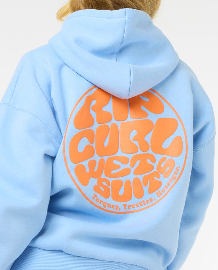 Rip Curl Icons of Surf Heritage Hood - Mid Blue/Orange