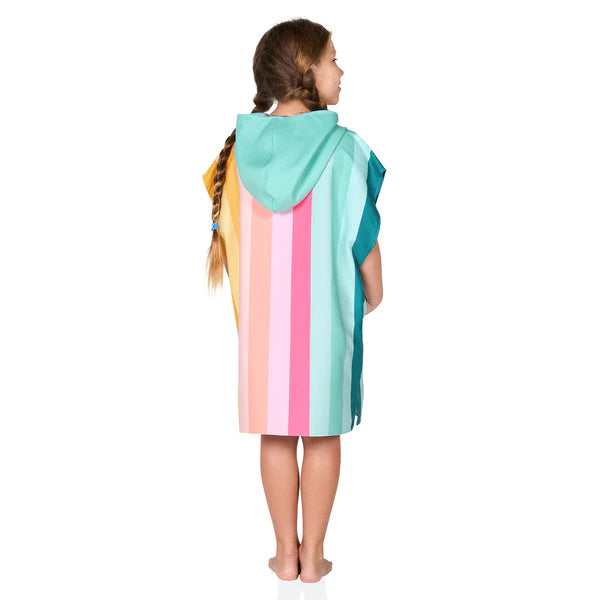 Dock & Bay Poncho Kids - Coastal Candy