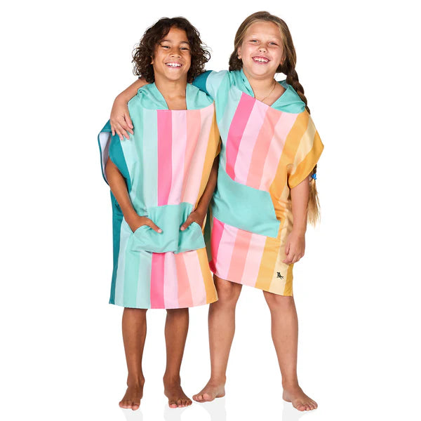 Dock & Bay Poncho Kids - Coastal Candy