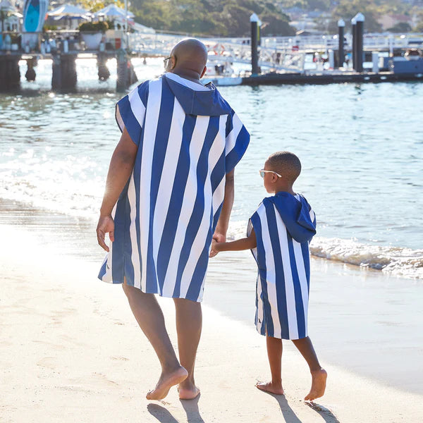 Dock & Bay Poncho Kids - Whitsunday Blue