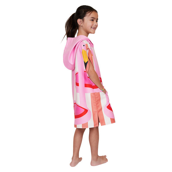 Dock & Bay Beach Towel Kids - Flamboyant Flamingos