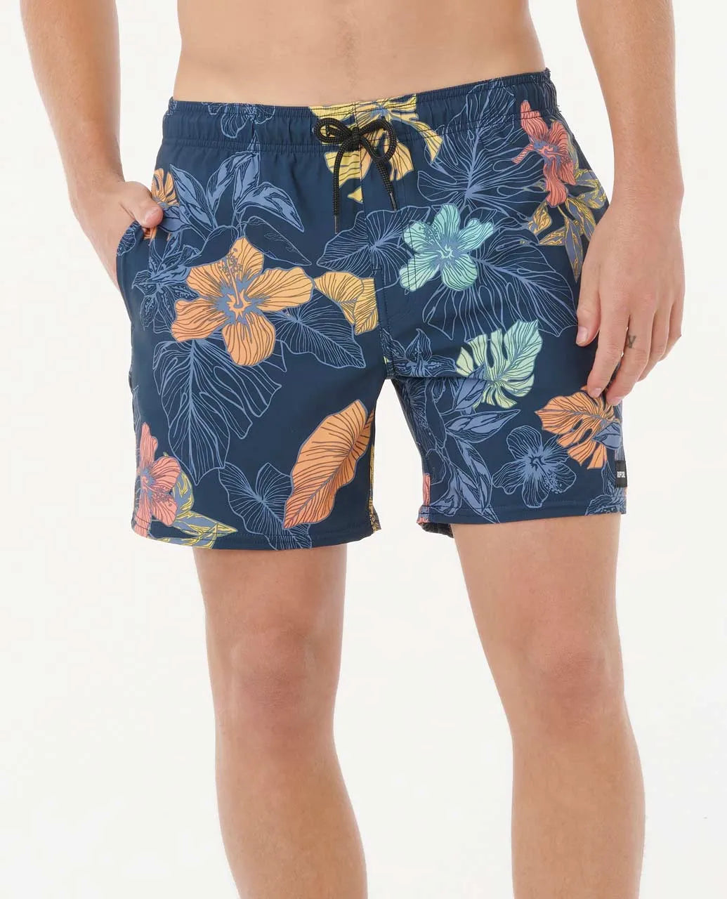 Rip Curl Fun Times 16" Volley Shorts - Light Navy