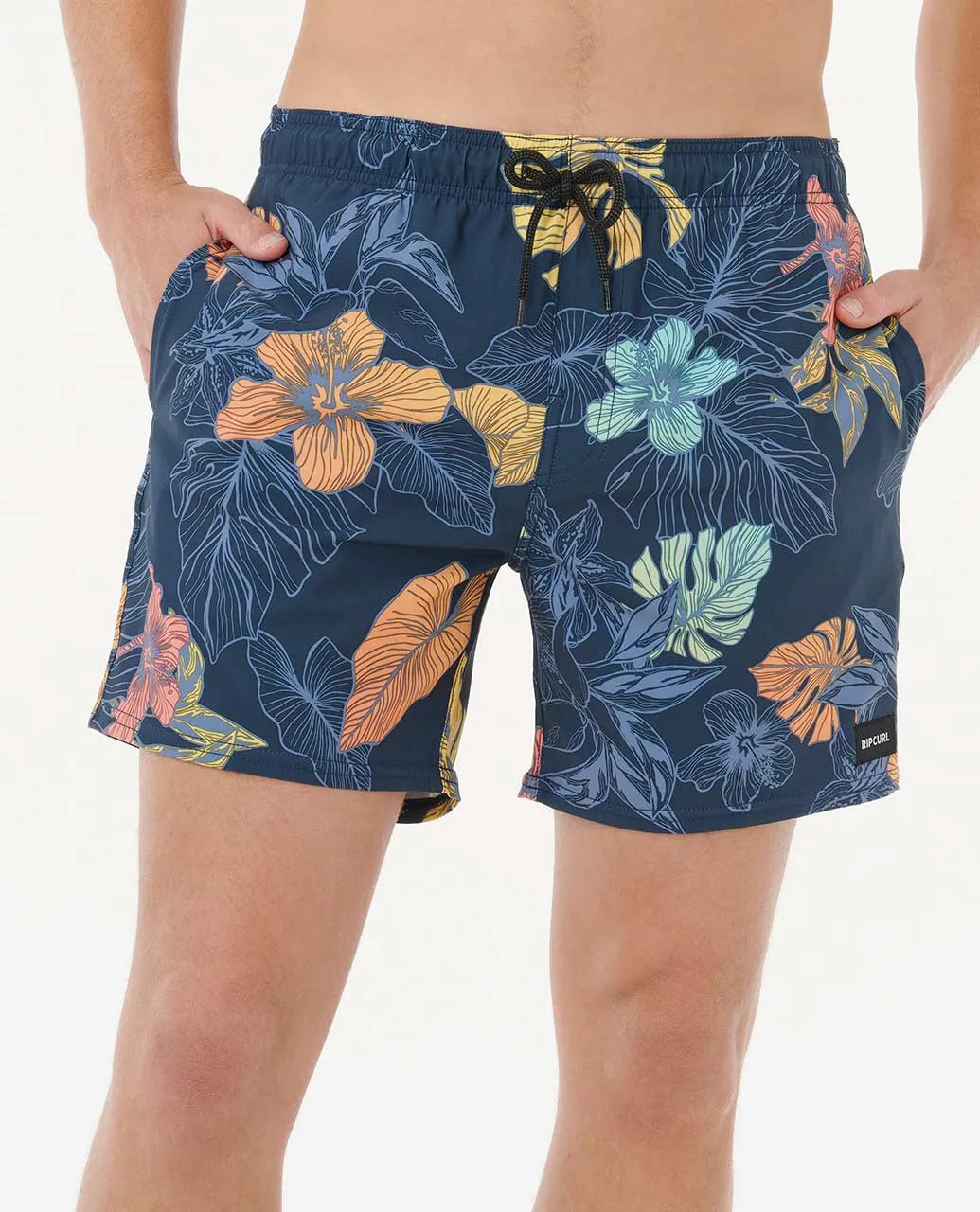 Rip Curl Fun Times 16" Volley Shorts - Light Navy