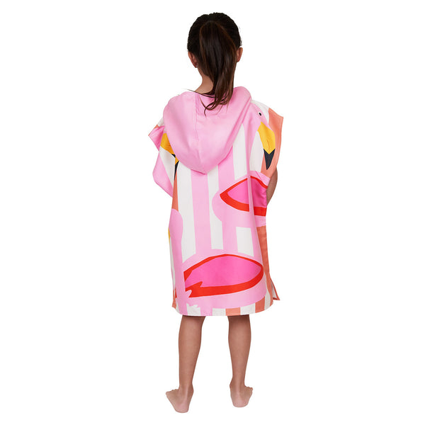 Dock & Bay Beach Towel Kids - Flamboyant Flamingos