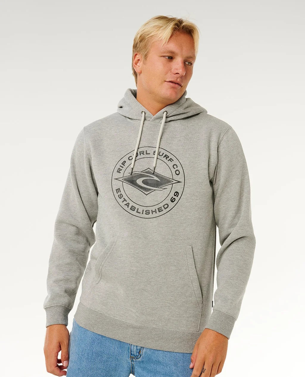 Rip Curl Stapler Hood - Grey Marle
