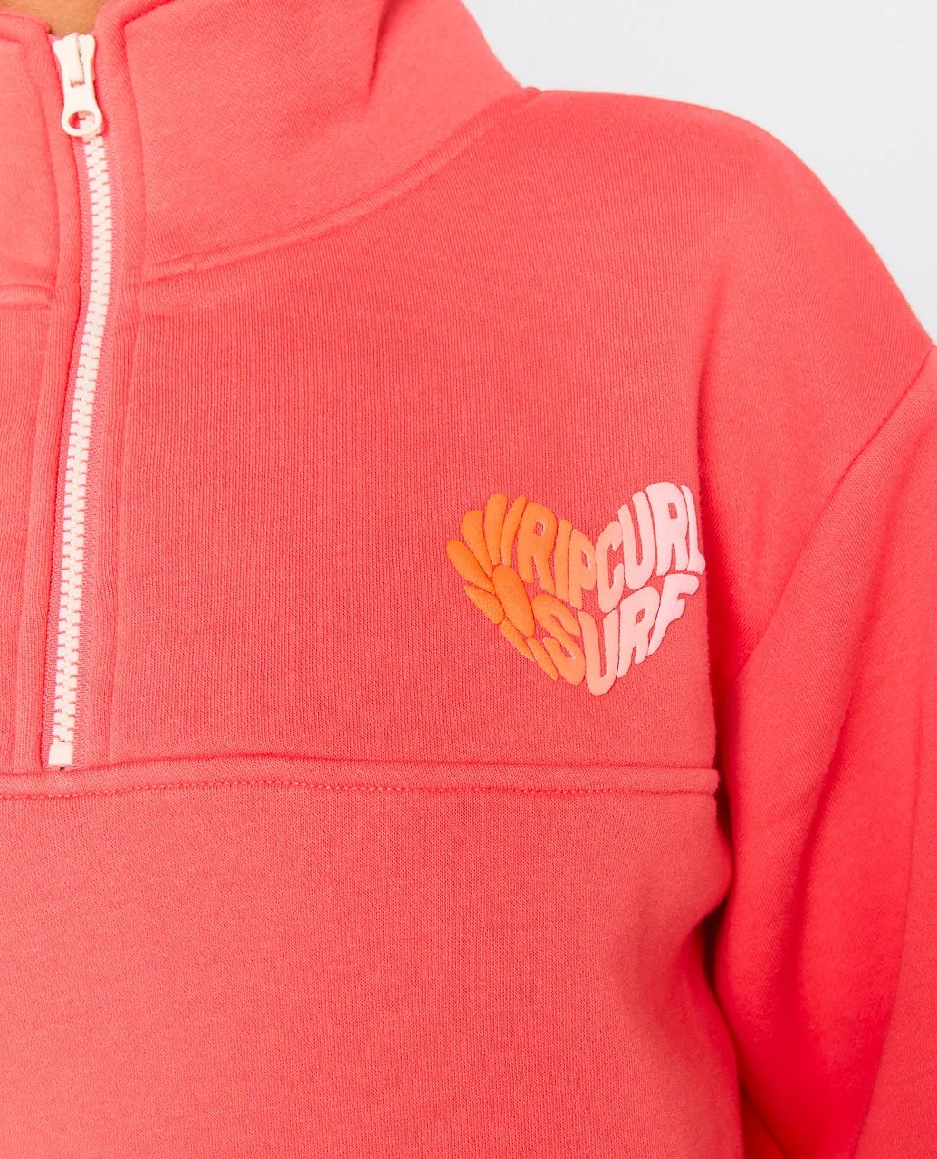 Rip Curl Half Zip Fleece - Watermelon