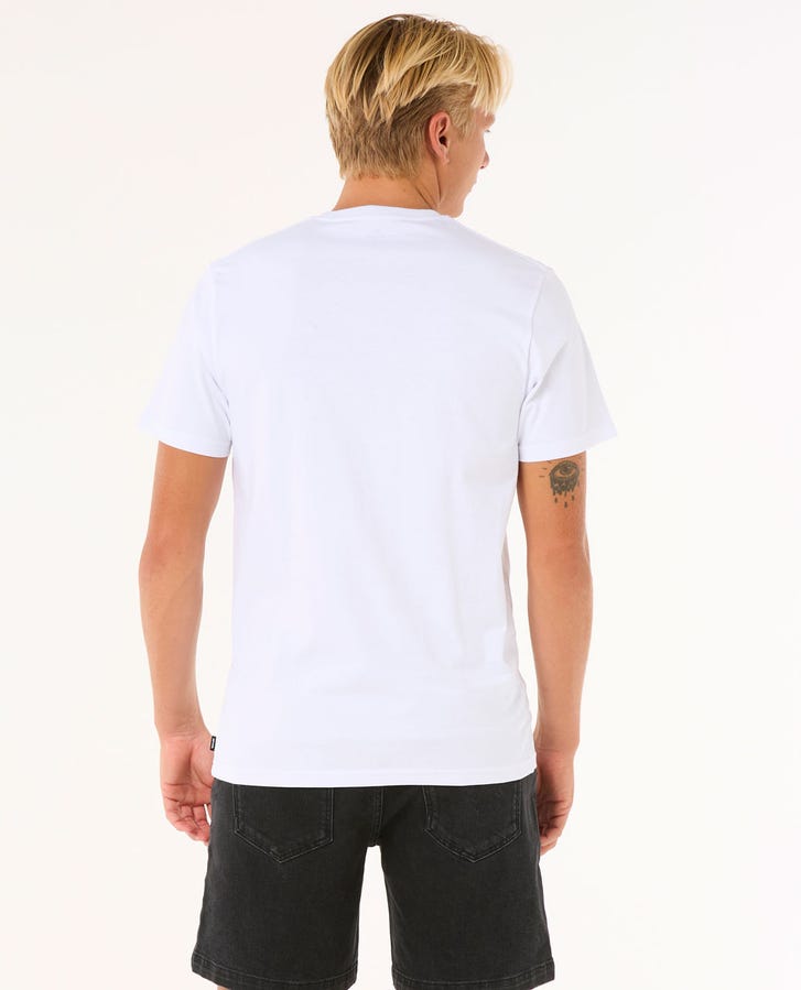 Rip Curl Surf Paradise Badge Tee Update - White