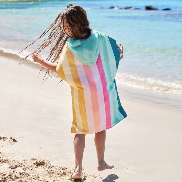 Dock & Bay Poncho Kids - Coastal Candy