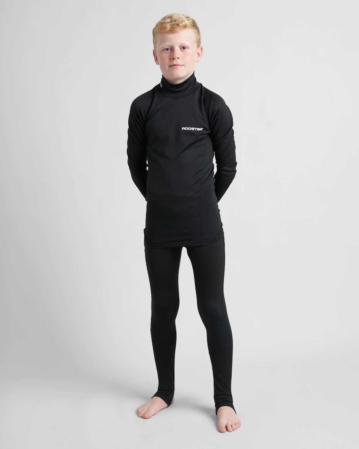 Rooster Polypro Junior Top - Black