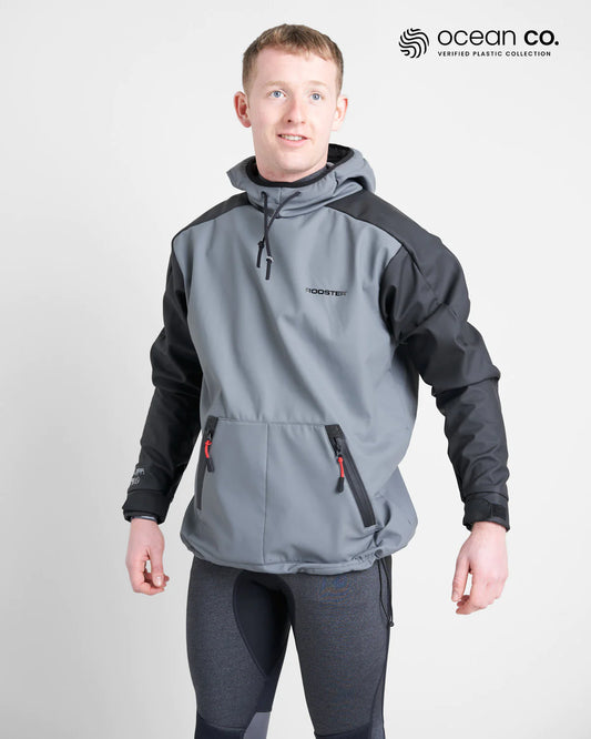 Rooster Aquafleece Hoodie - Grey