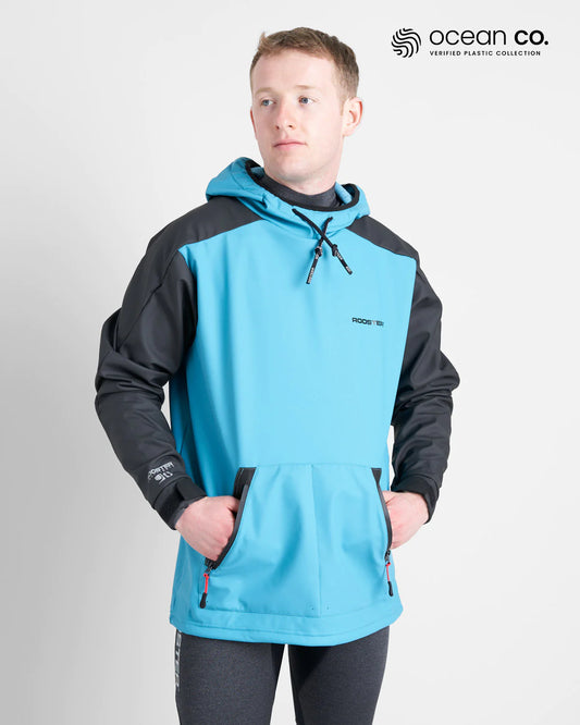 Rooster Aquafleece Hoodie - Teal