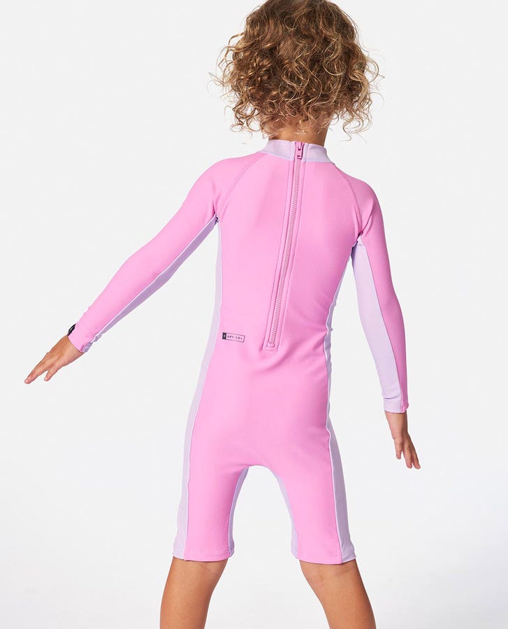 Rip Curl Rainbow Tide Springsuit - Bright Pink