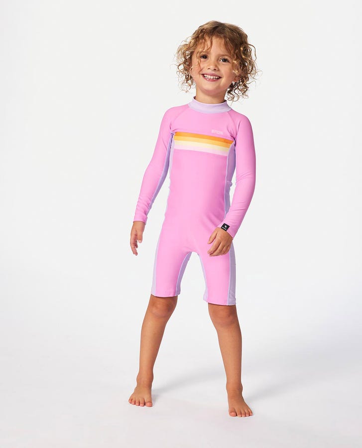 Rip Curl Rainbow Tide Springsuit - Bright Pink