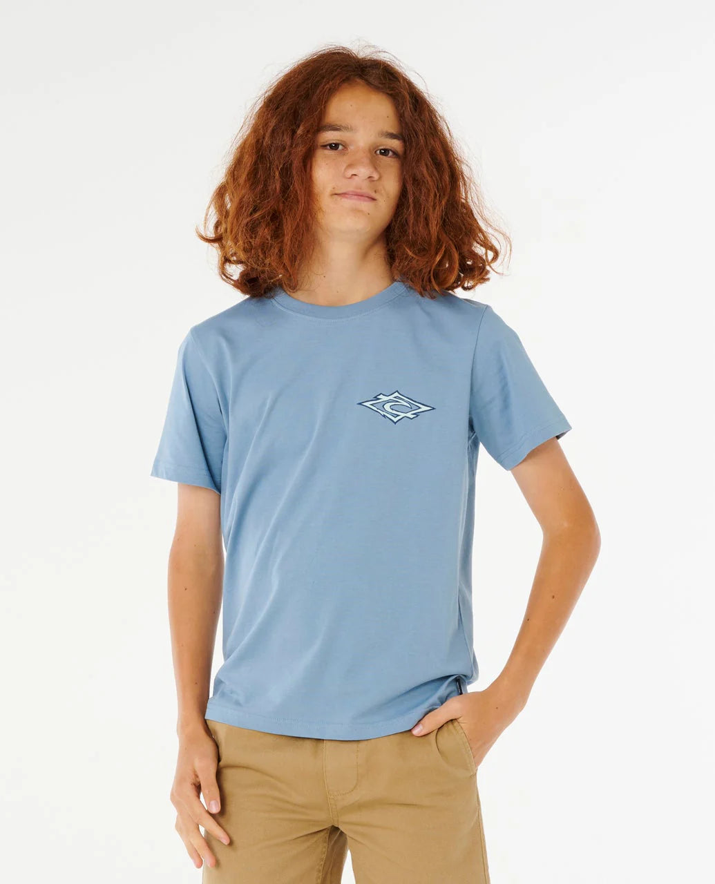 Rip Curl Boys Hazey Days Tee - Faded Denim