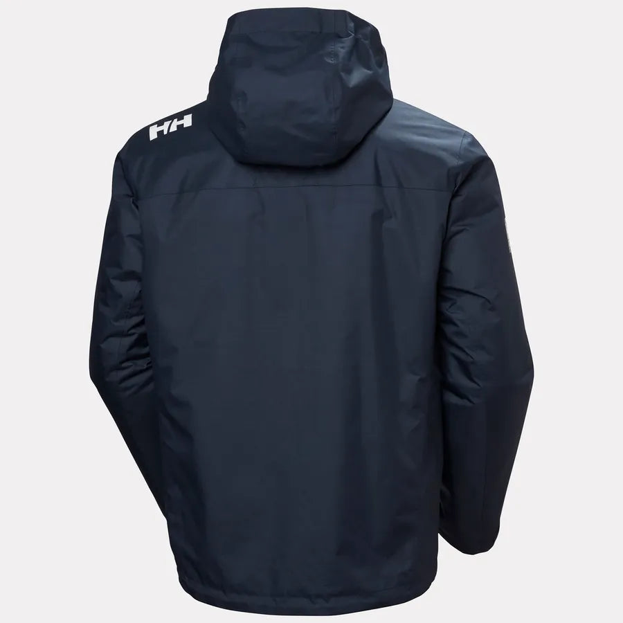 Helly Hansen Crew Hooded Pile Jacket - Dark Blue