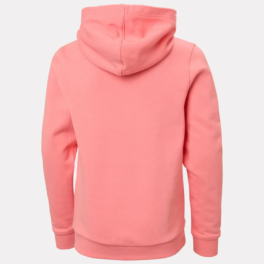 Helly Hansen Jr HH Logo Hoodie - Coral Almond