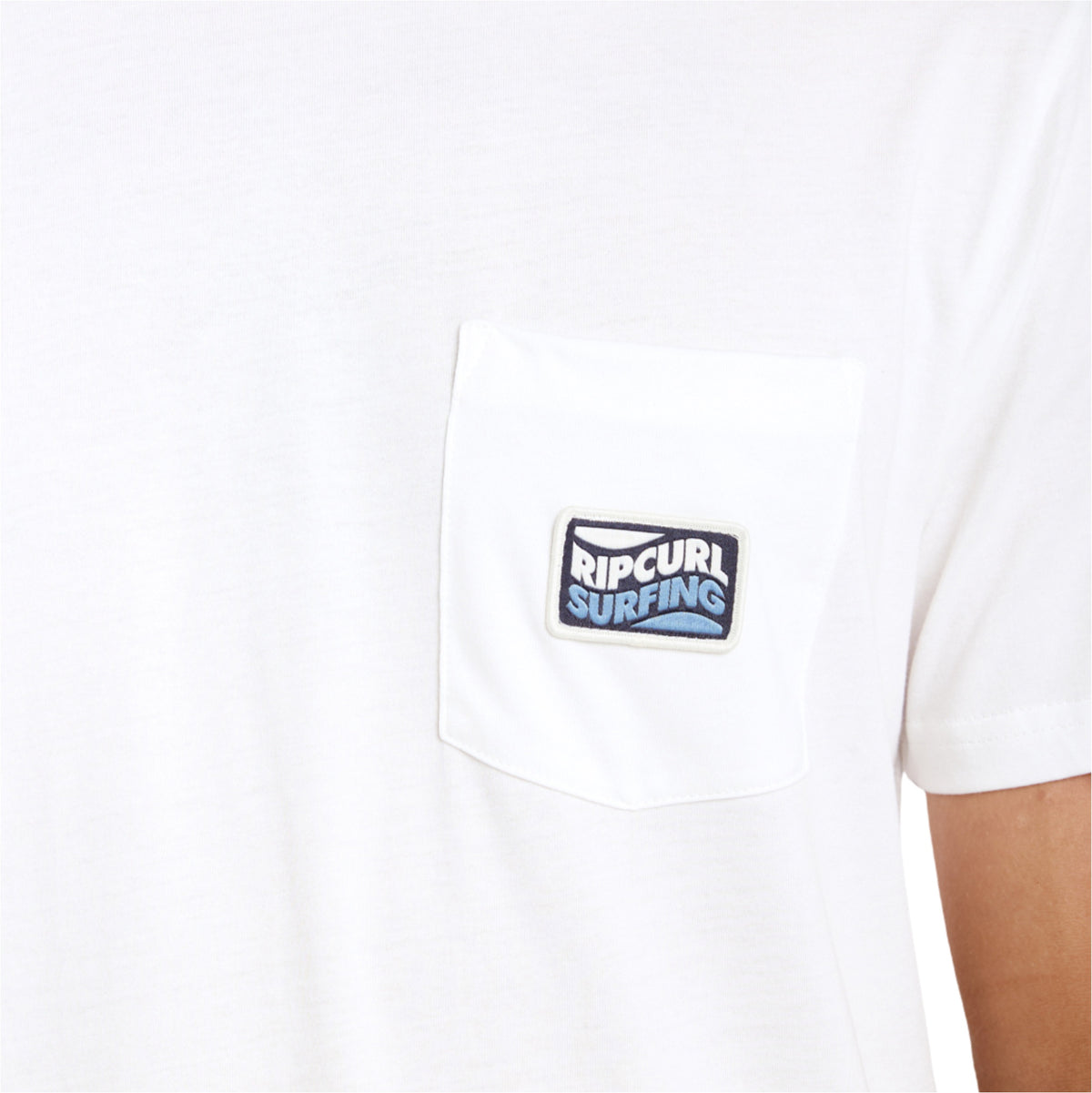 Rip Curl Streamline Pocket Badge Tee - Bone
