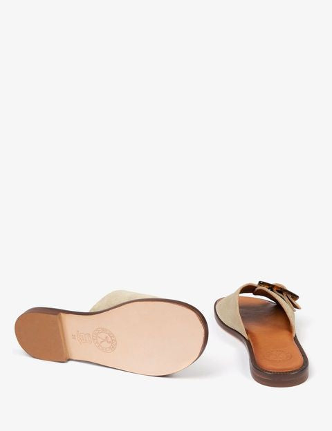 Penelope Chilvers Biarritz Buckle Sandal - Camel