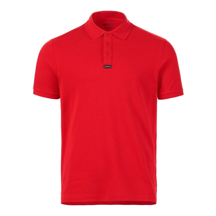 Musto Mens Essential Pique Polo - True Red