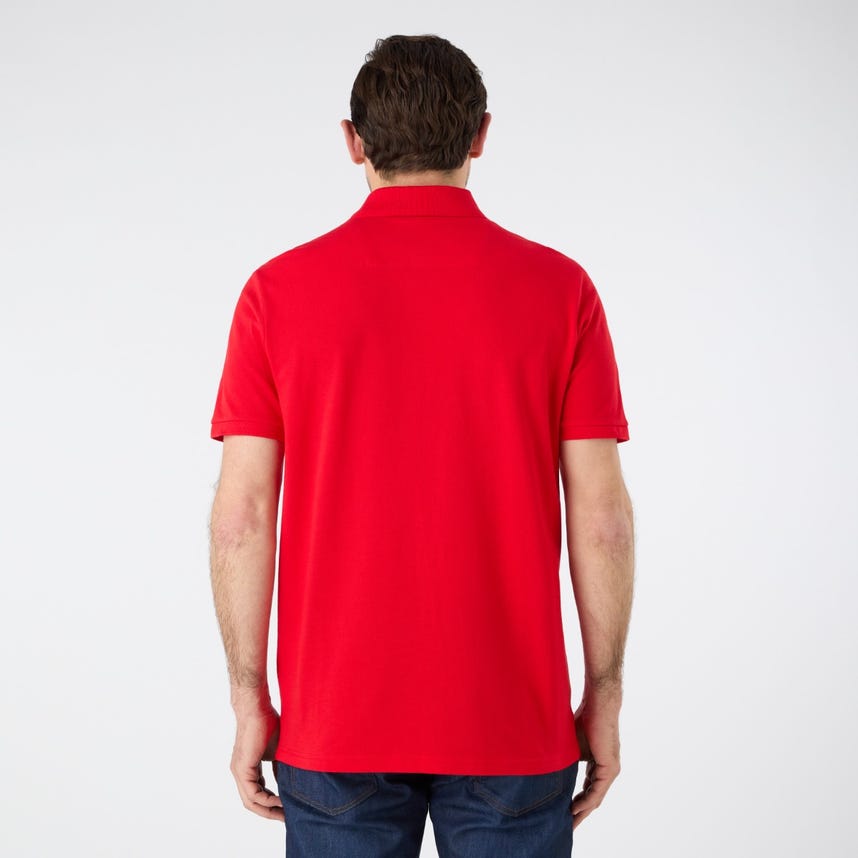 Musto Mens Essential Pique Polo - True Red