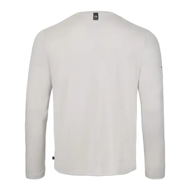 Musto Mens Evo Crew Sunblock Long Sleeve Tee - Platinum