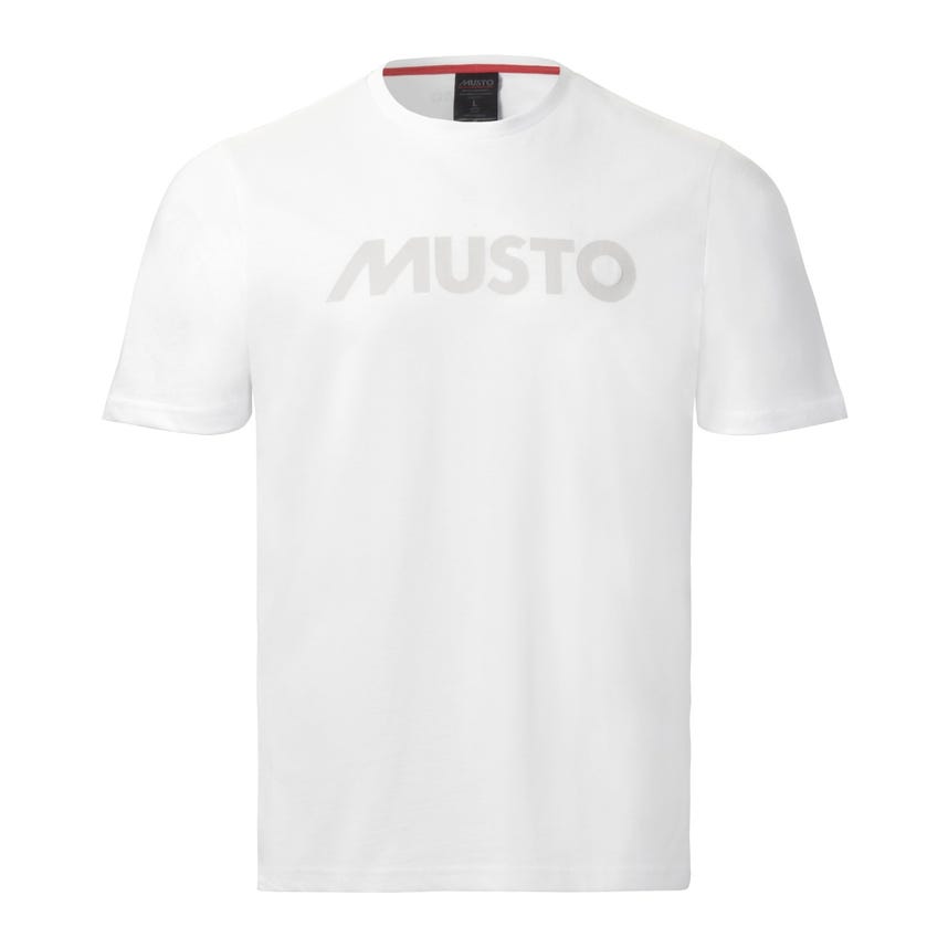 Musto Mens Logo Short Sleeve Tee - White