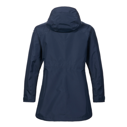 Musto Womens Sardinia Long Rain Jacket - Navy