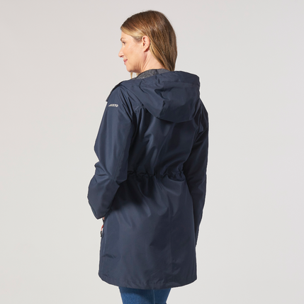 Musto Womens Sardinia Long Rain Jacket - Navy