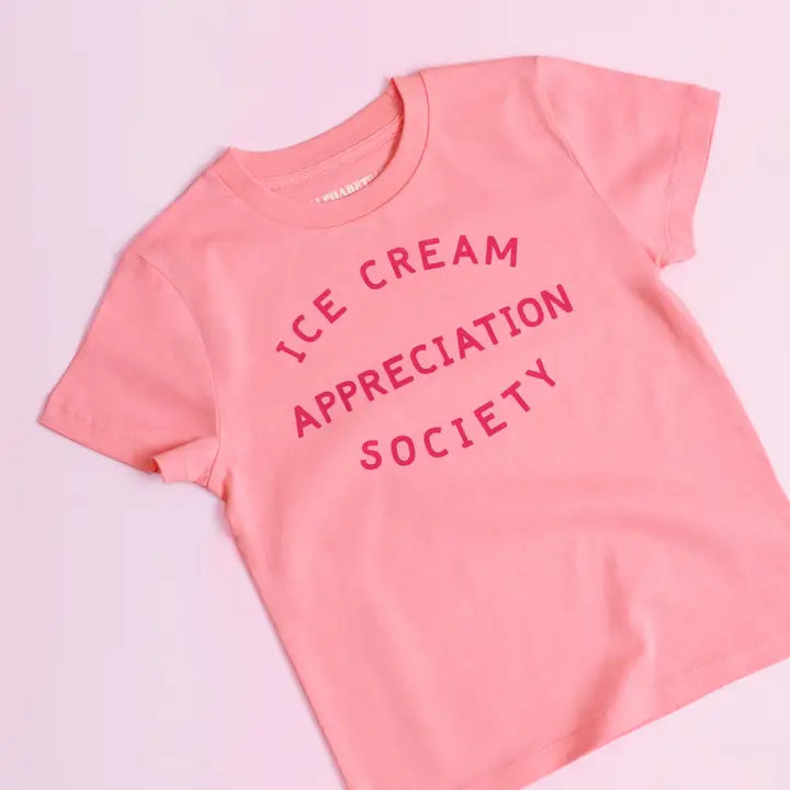 Ice Cream Appreciation Society Kids T Shirt - Bubblegum