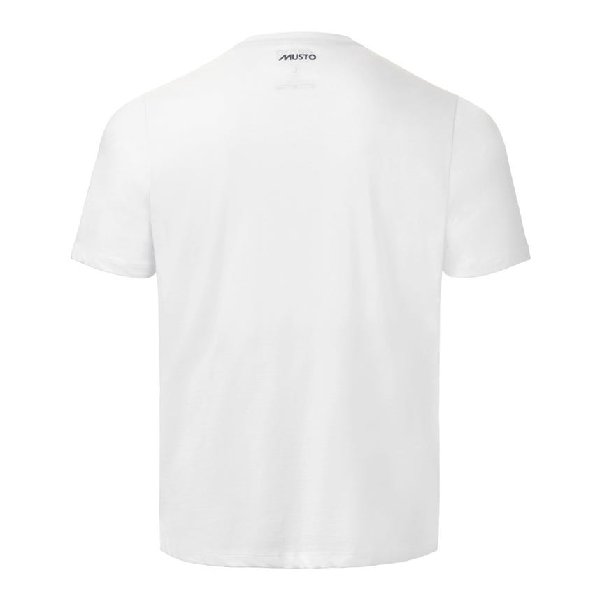 Musto Mens Flag Short Sleeve Tee - White